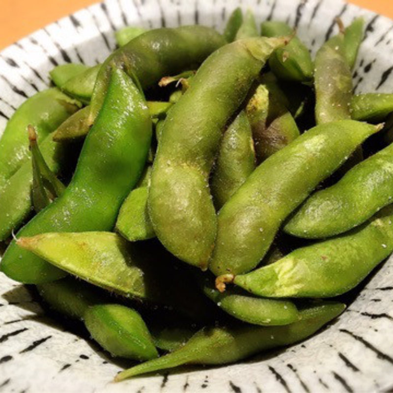 朝採り焼き塩黒豆(越後酒房八海山 神楽坂店 )