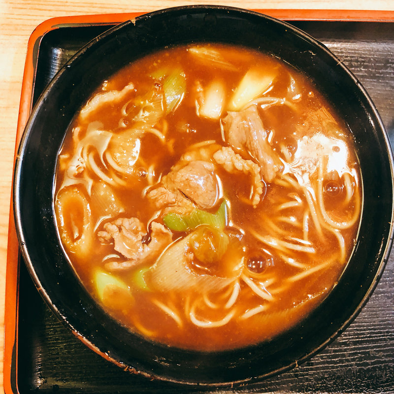 カレー南蛮(蕎麦 多奈可家)