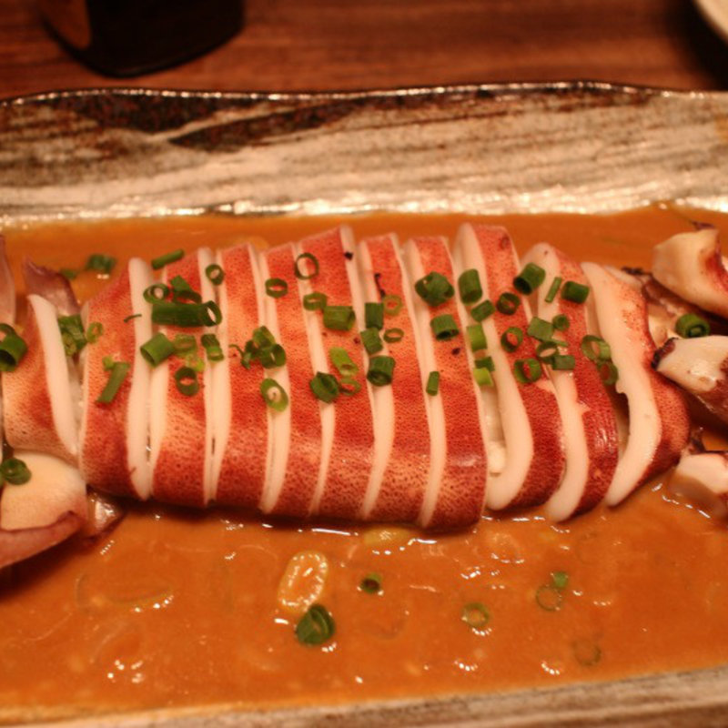 スルメイカのワタ焼き(路地裏魚金 )