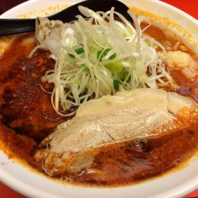 辛口ガチ味噌肉ソバ4辛にんにく有(辛口ガチ味噌肉ソバ ひるドラ 本店 )