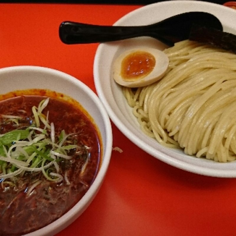 辛口和風冷やしつけ麺 辛さLv4 (辛口ガチ味噌肉ソバ ひるドラ 本店 )