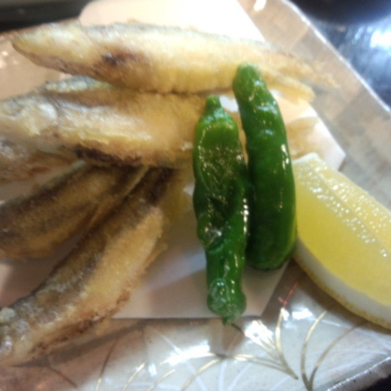 もろこ天ぷら(辰弥すし （たつやすし）)