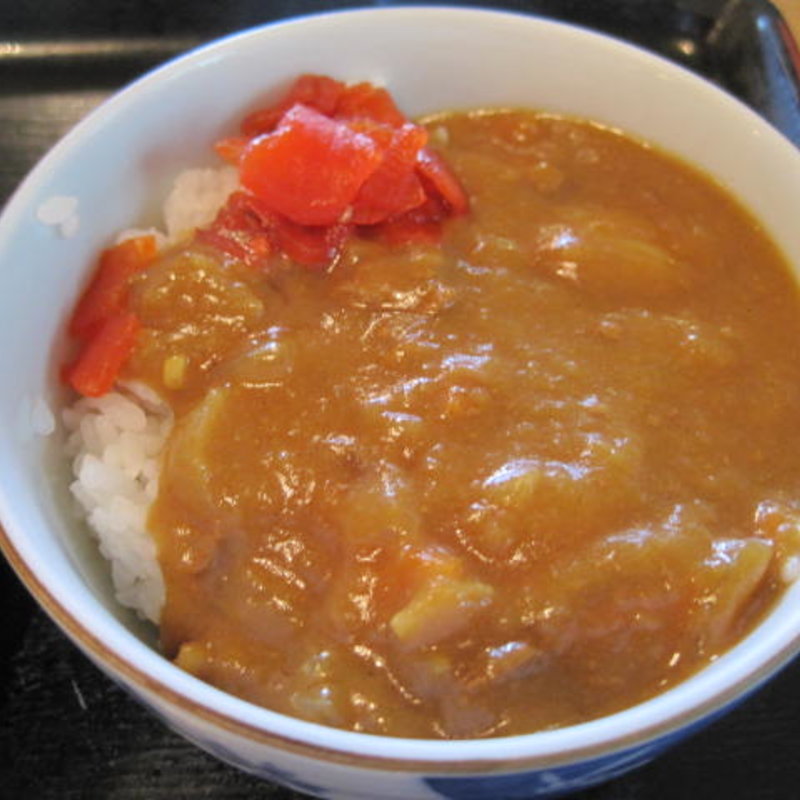熟成梨入りミニカレー丼(農協食堂 )