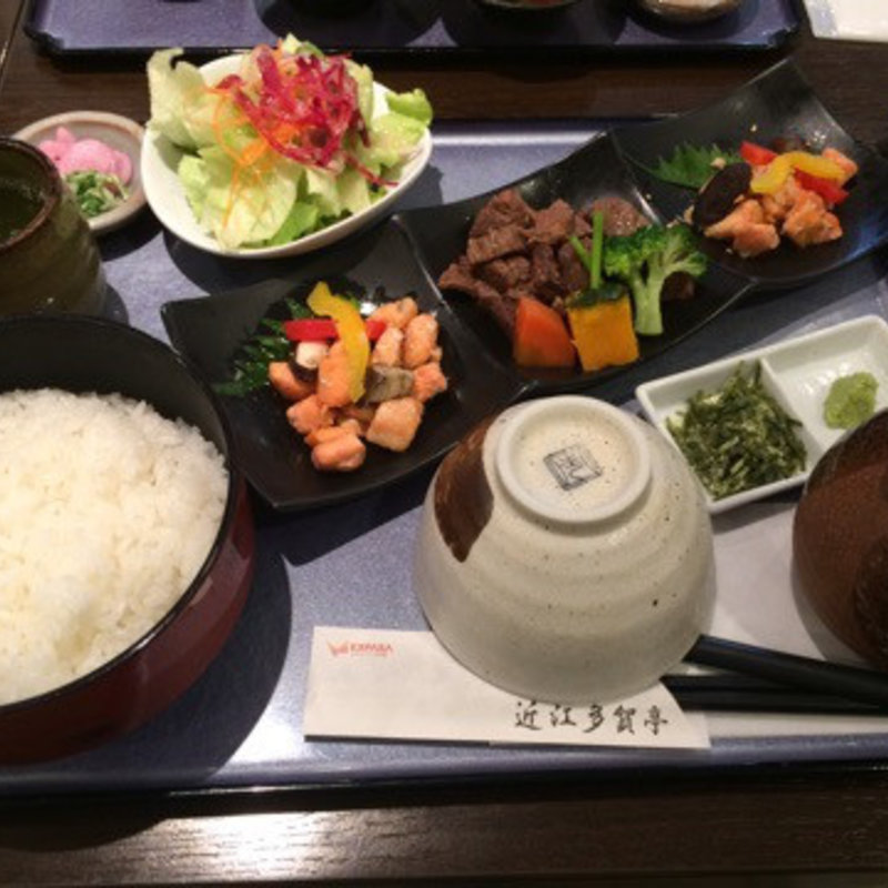 近江牛と琵琶鱒の旅路(近江多賀亭 EXPASA多賀)