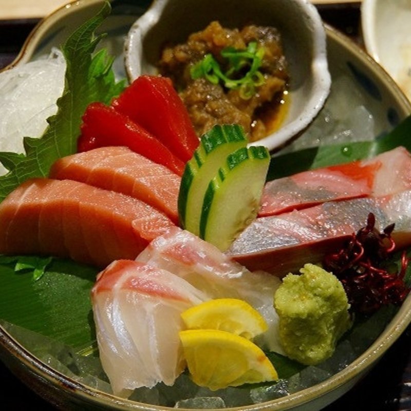 刺身定食(近畿大学水産研究所 グランフロント大阪店)