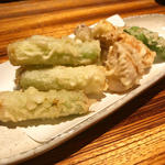 九条葱の天ぷら(高瀬川 くりお )