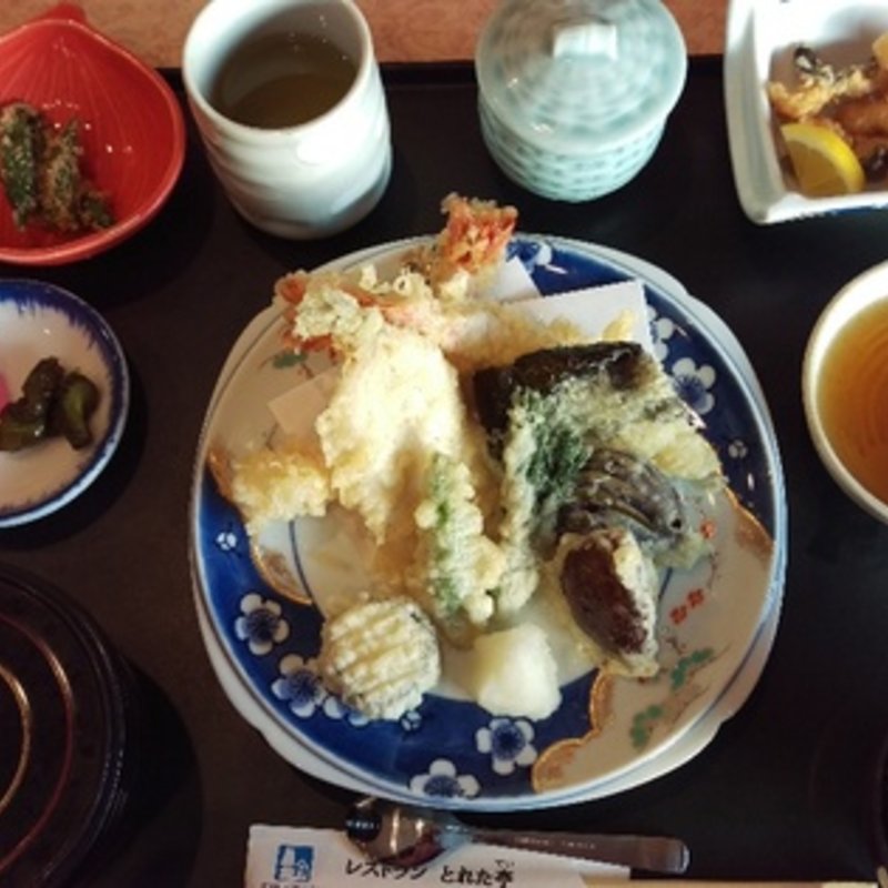 天ぷら膳(道の駅　かわうその里すさき )