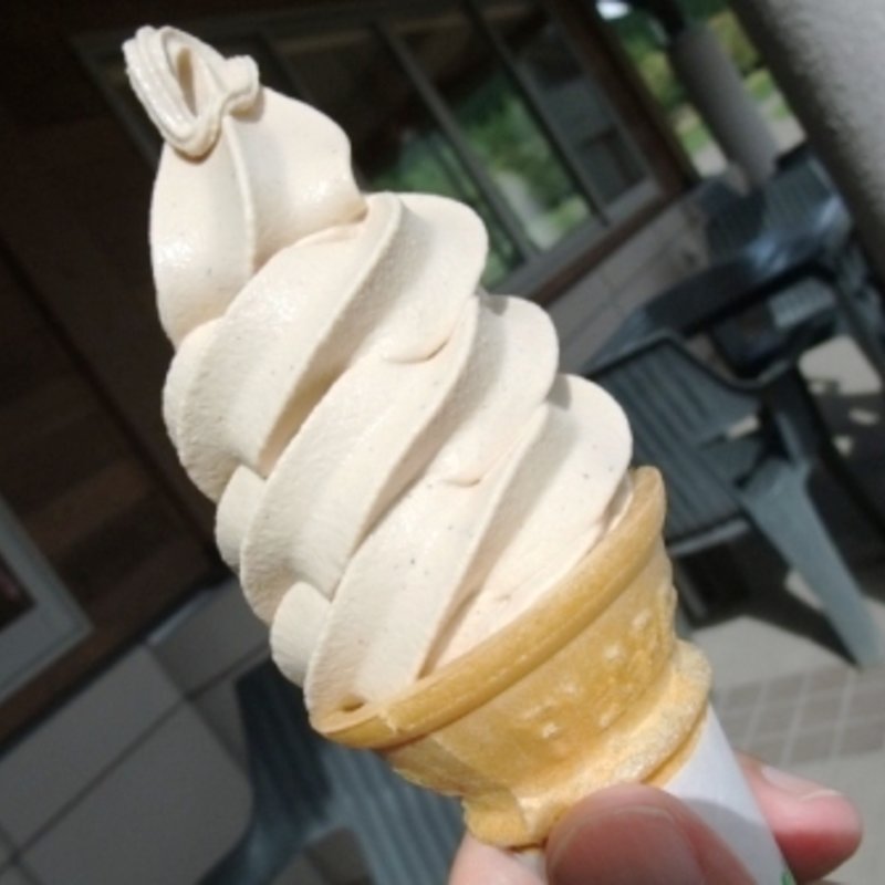 黒豆ソフト(道の駅　協和)