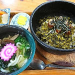 鰻の石焼まぜご飯(道の駅四万十大正　食堂であいの里 )