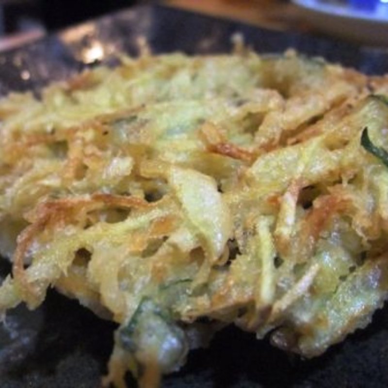 生姜のかき揚げ(酒と揚げ天ぷらてんてん)