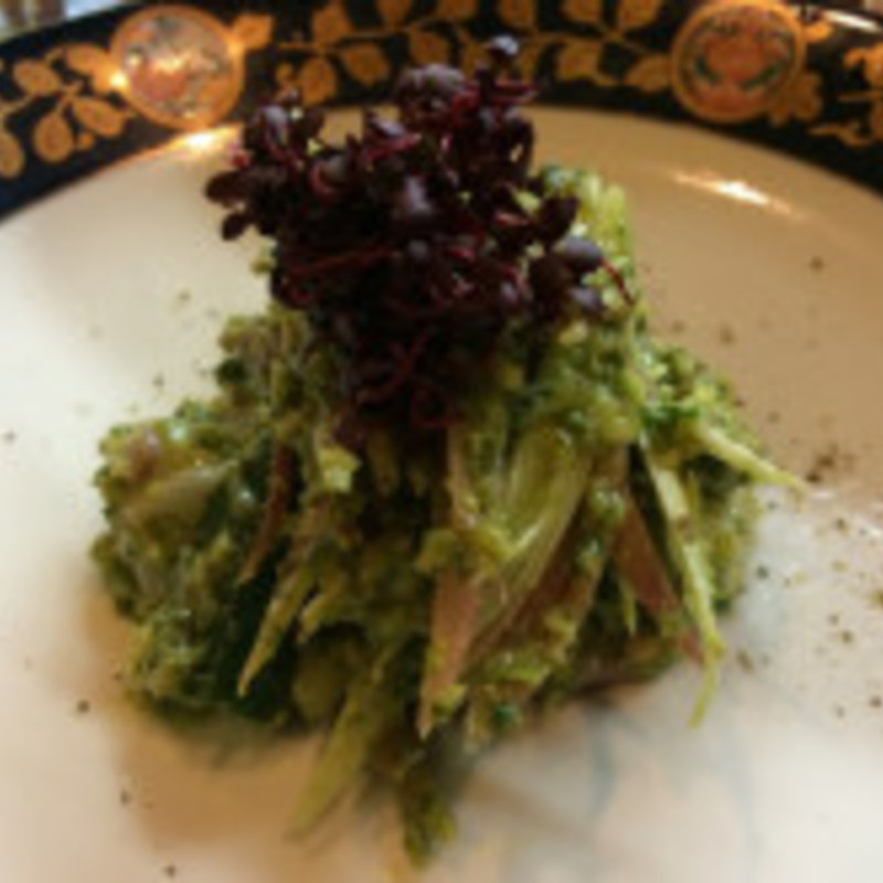 タコのネギソースかけ(酒中花 空心  （シュチュウカ クウシン）)