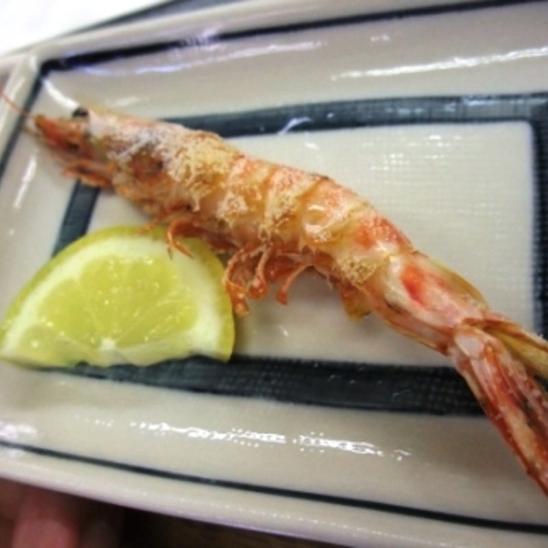 車えび塩焼き(酒房半田屋 新世界店)