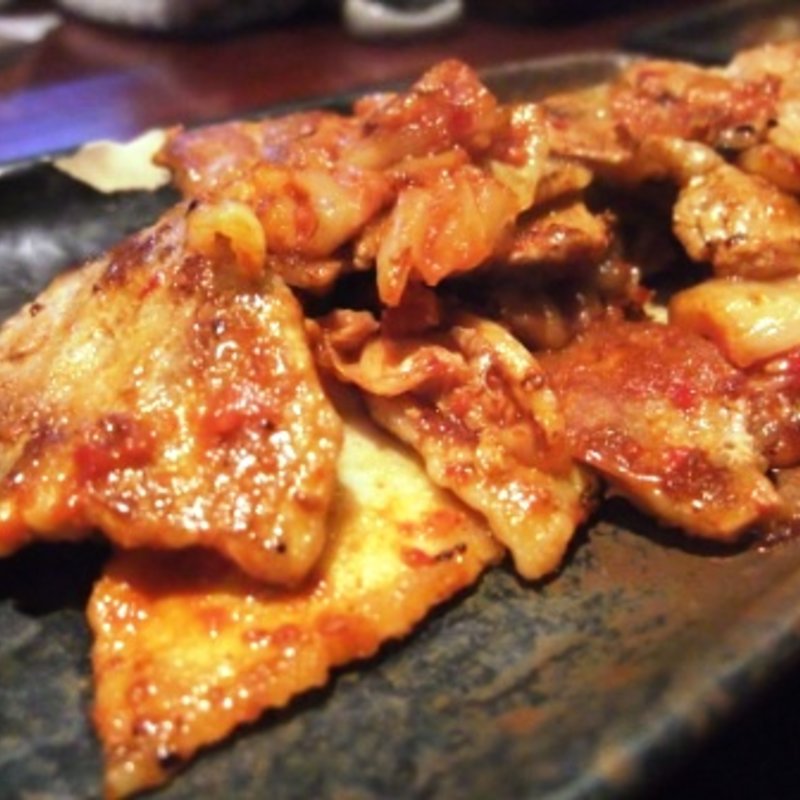 豚キムチ(酒蔵　七津屋)