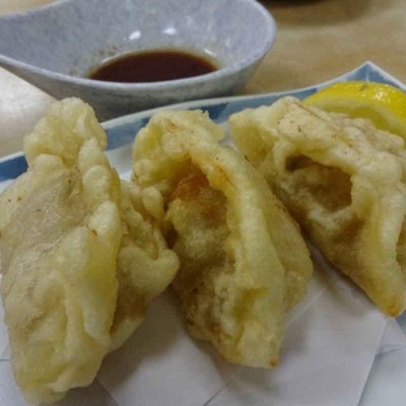 ギョウザの天ぷら(酒蔵お太幸 中央店)