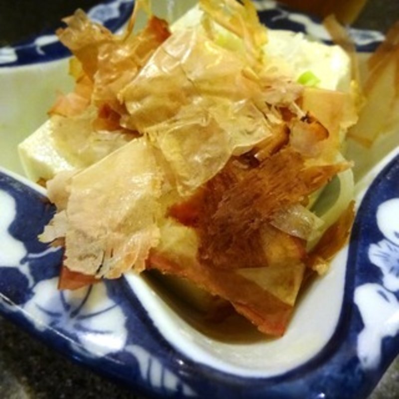 生ビールと冷奴のセット(酔舎)