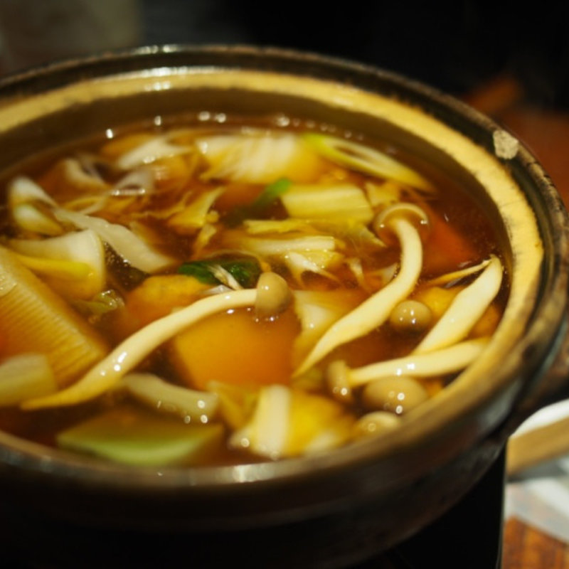 鴨とつくねの治部煮鍋(醍庵 （だいあん）)