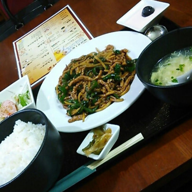 チンジャオロース定食(醤 （JIANG）)