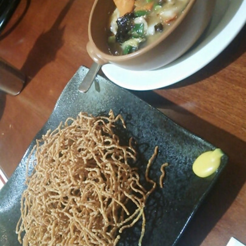 野菜あんかけかた焼きそば(醤 （JIANG）)