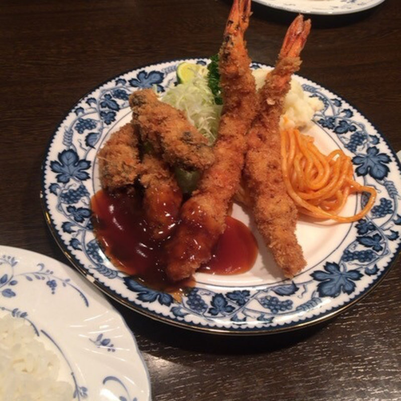 エビカキフライ盛り合わせ(重亭 （ジュウテイ）)