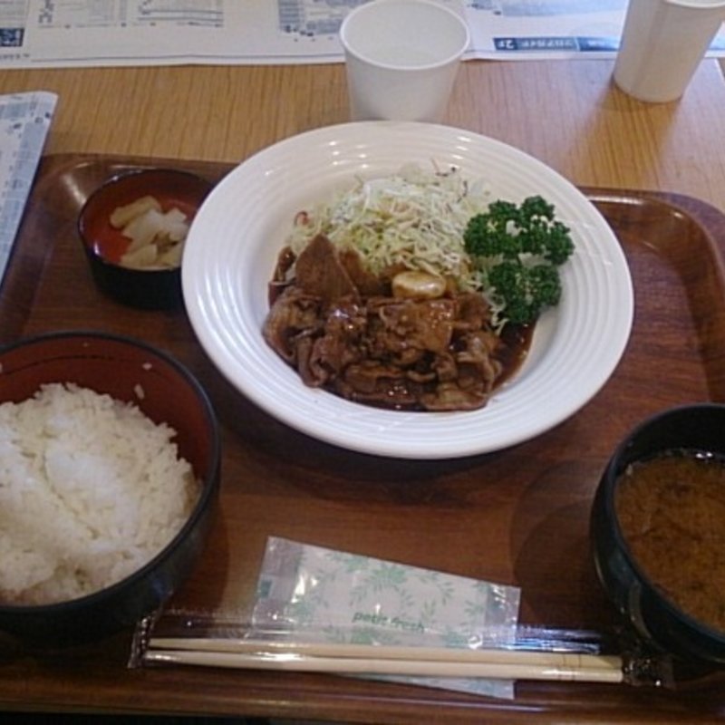 四日市トンテキ定食(野あそび棚 )