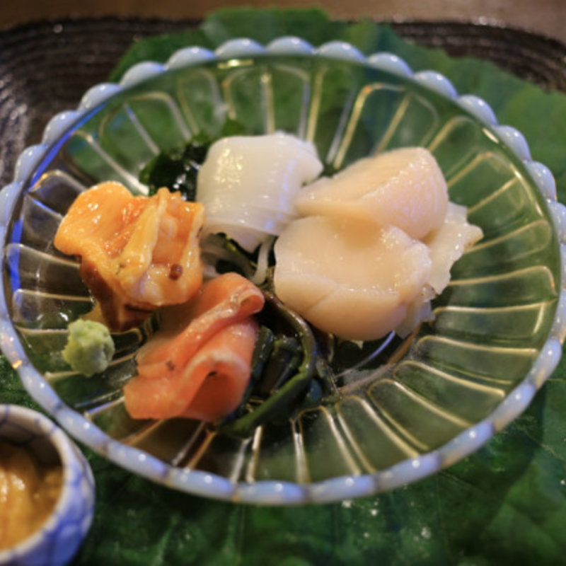 海の幸の刺身(野の庵 （ののあん）)