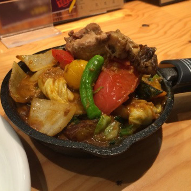 1日分の野菜カレー+完全食セット(チキン)をトッピング(野菜を食べるカレーcamp ユニモール店 （ヤサイヲタベルカレーキャンプ）)