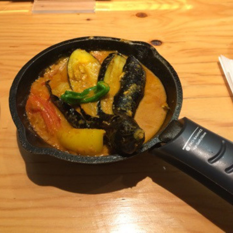 秋茄子と彩り野菜の南インド風カレー(野菜を食べるカレーcamp ユニモール店 （ヤサイヲタベルカレーキャンプ）)