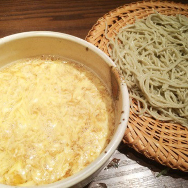 つけ汁卵とじそば(野饗 （のあえ　）)