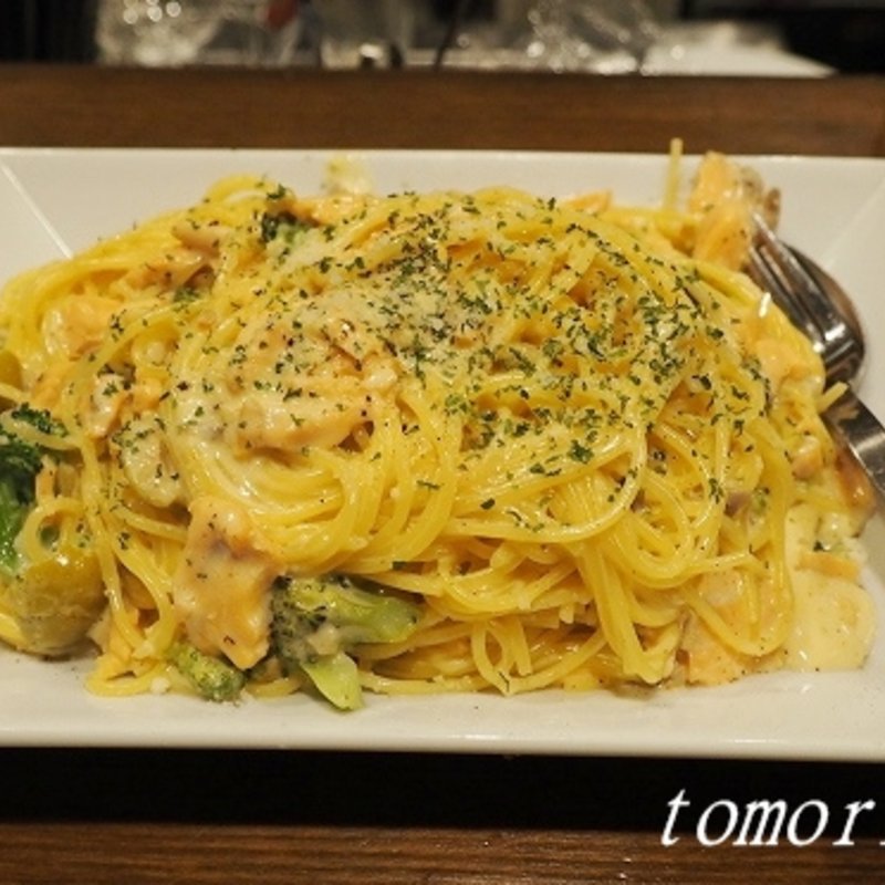 サーモンのクリームパスタ(金剛商店138番地 )