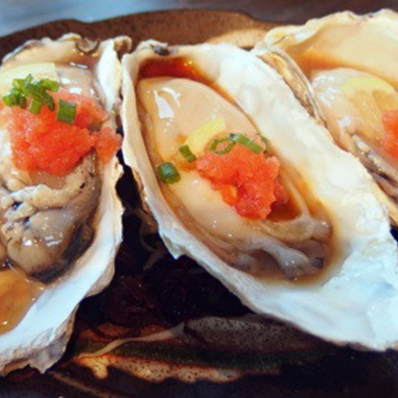 三陸産万石浦牡「新昌」の冷製仕立て(金市朗 市ヶ谷店 （キンイチロウ【旧店名】伊達藩いろり屋 二代目ごいち　GEMS市ヶ谷店）)