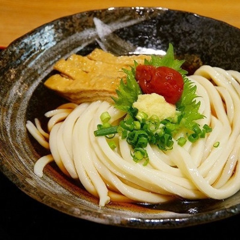 梅きつねぶっかけ(釜たけ流うどん 駅前食堂 ヨドバシ梅田店)
