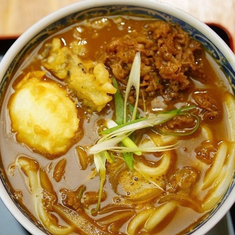 肉カレーうどん(釜たけ流うどん 駅前食堂 ヨドバシ梅田店)