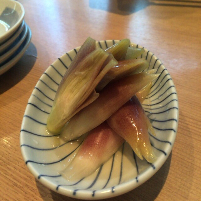みょうがの浅漬(釜喜利うどん)