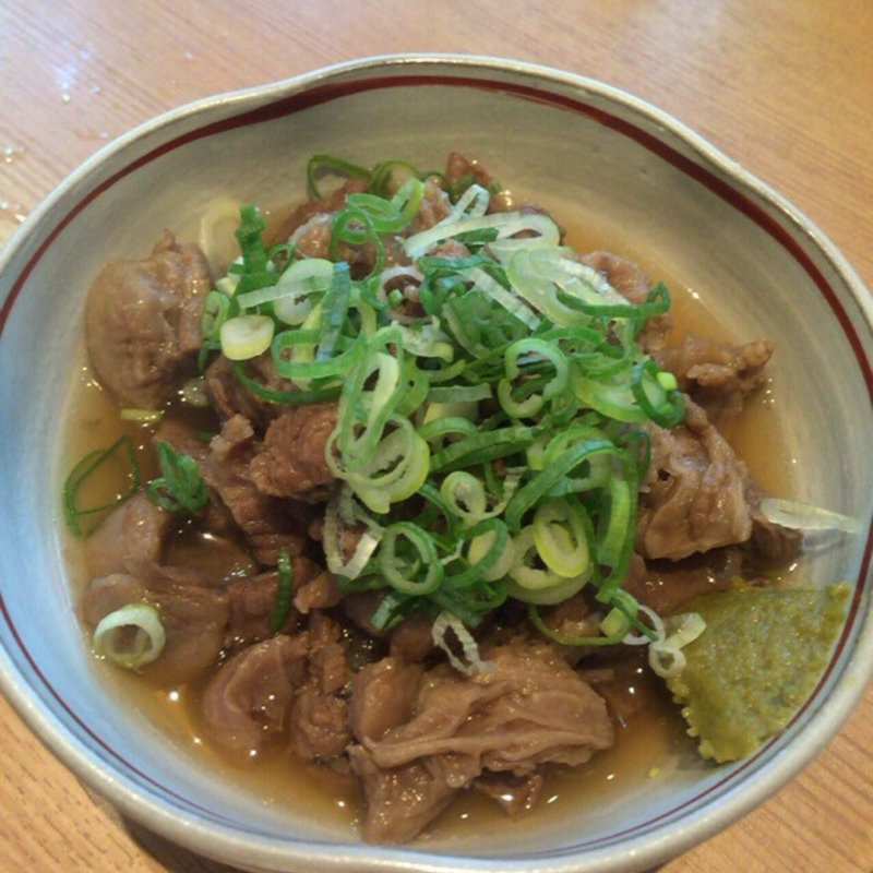 牛すじの煮込み(釜喜利うどん)