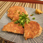 レンコンミンチ重ね焼(鉄板dining 菜菜 )