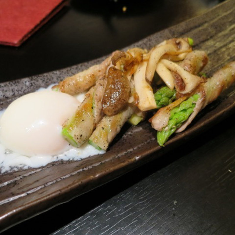 肉巻きアスパラガス(鉄板亭　粋 （イキ）)