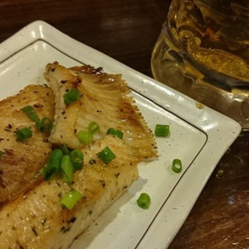 エイのバジルファイヤー(鉄板居酒屋夢はな )