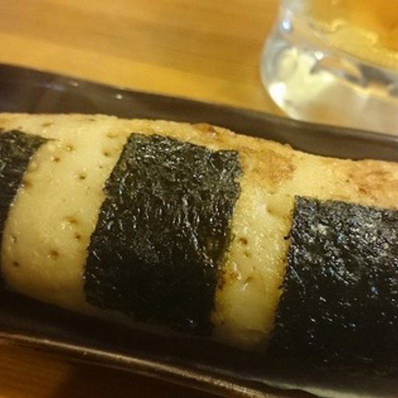 鮭マヨどんどん焼き(鉄板居酒屋夢はな )