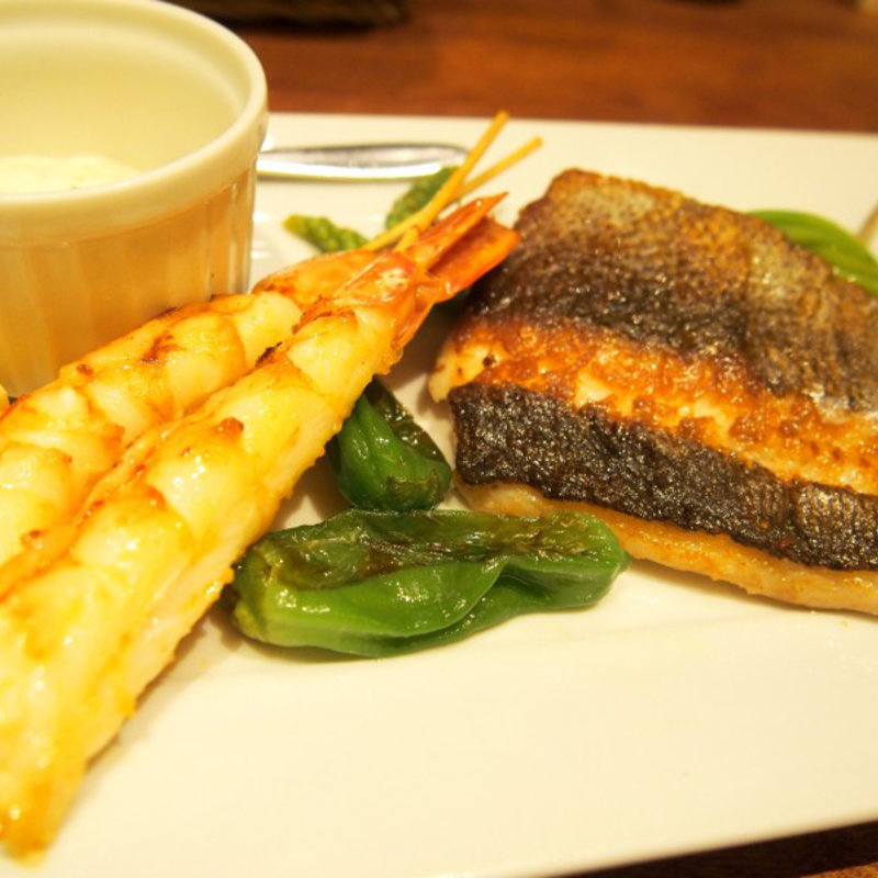 シーフード(鉄板焼き お好み焼き oribe)