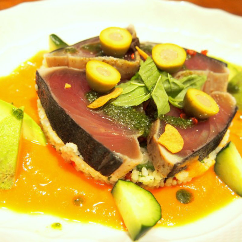 鰹(鉄板焼き お好み焼き oribe)