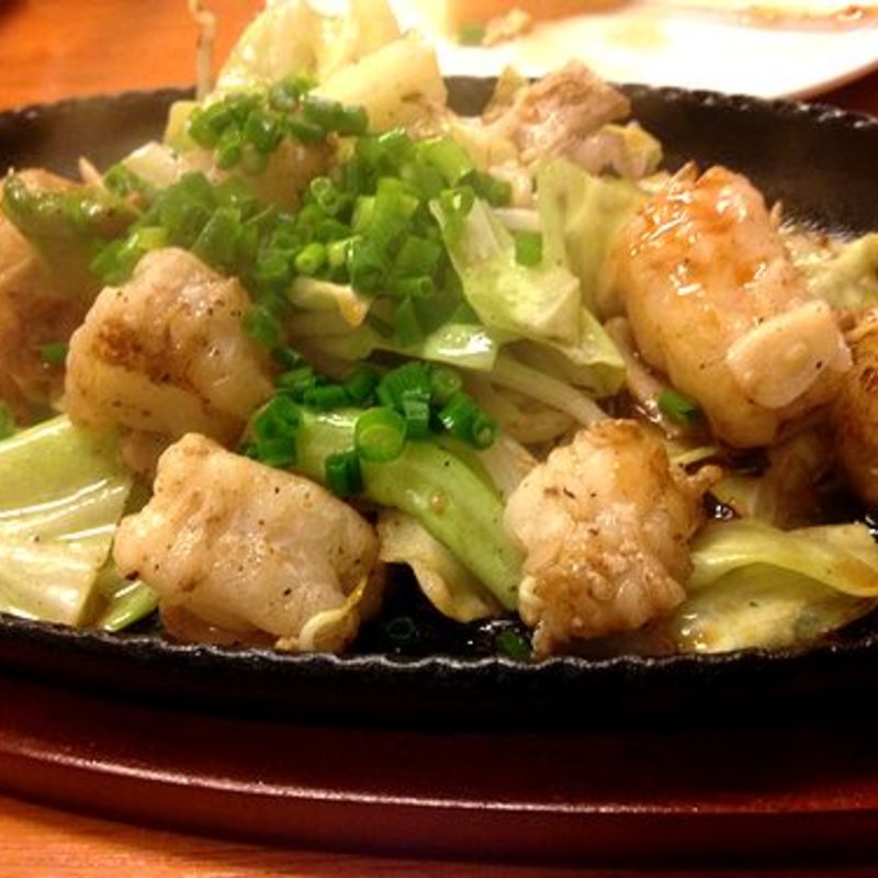 極上小腸鉄板焼き(駒や)