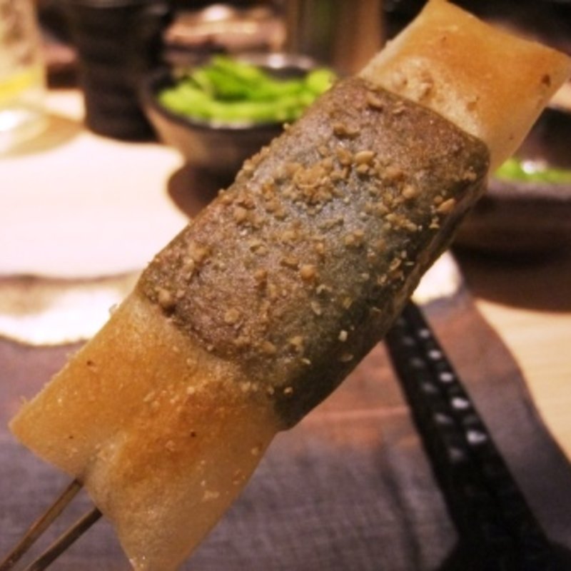 よもぎ麩春巻き(鉄板神社 難波南海通り店)