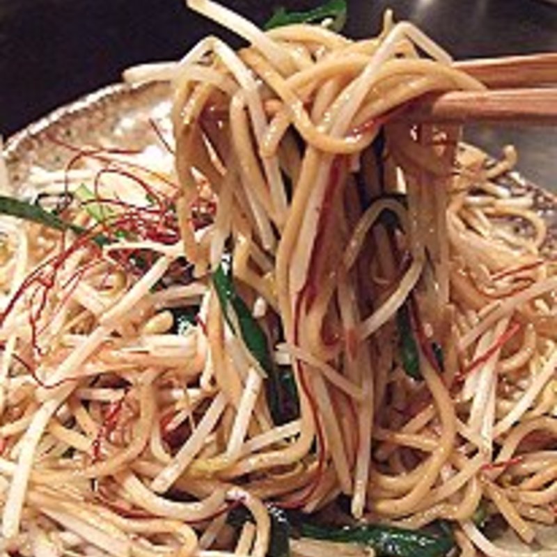 XOジャンの大人のもやし焼きそば(銀ノ板)