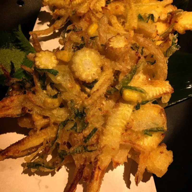 トウモロコシのかき揚げ(銀ノ雫 )