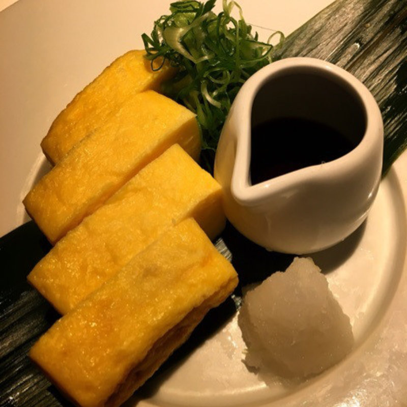 九条ネギの玉子焼き(銀ノ雫 )