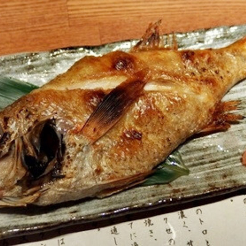 のど黒塩焼き・しゃぶしゃぶコース(銀座 中俣)