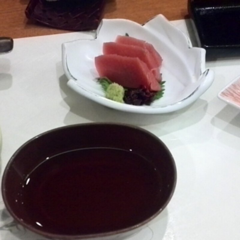 まぐろの刺身(銀座 天ぷら 阿部 )