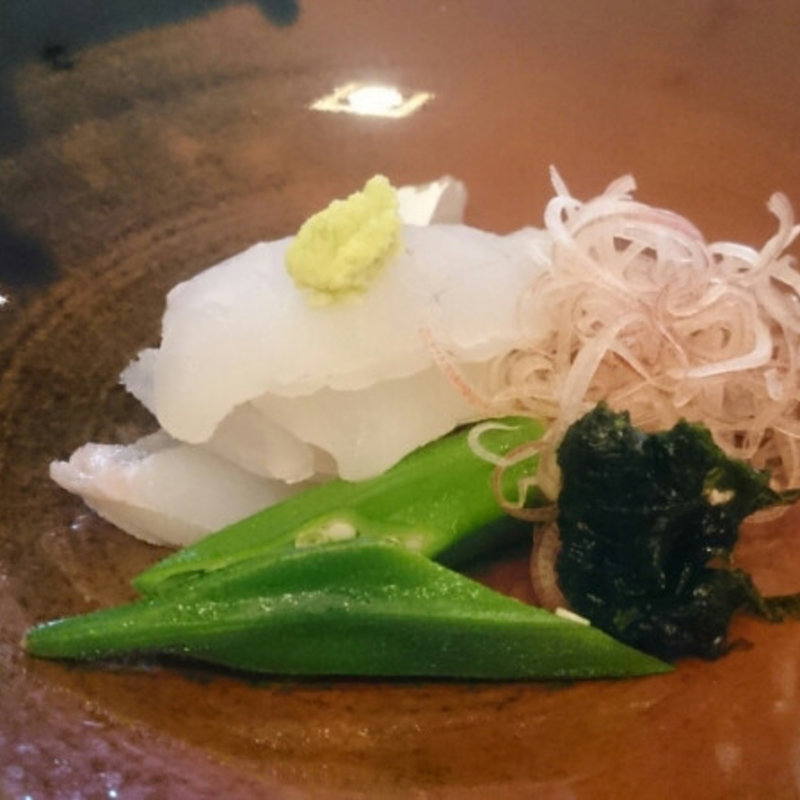 鯛お造り(銀座　志 （ココロ）)