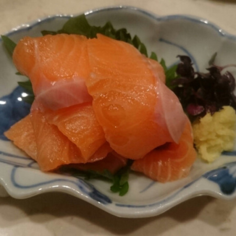 琵琶マスのお刺身(銀座 しまだ)