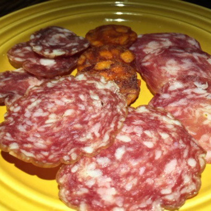 サラミの盛り合わせ(銀座でワイン。)